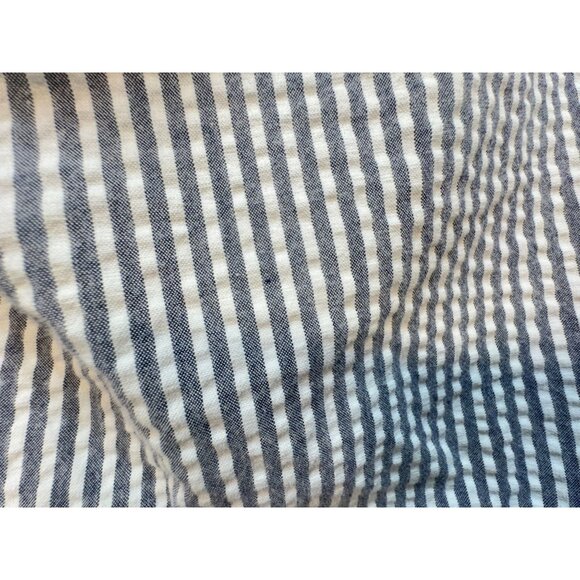 Banana Republic Womens Hampton Straight Pants Sz 2 Blue White Pinstripe Workwear - Picture 12 of 14